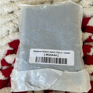 Iksplorer beanie (12 yrs+) 100% merino wool in ocean blue, Unisex
